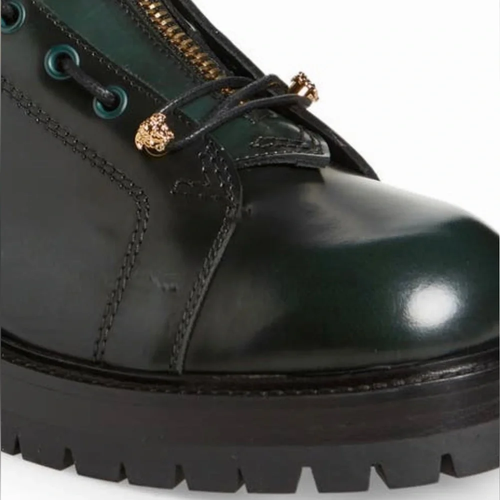 NEW Versace *SOLD OUT* Combat Boots - Picture 2 of 12